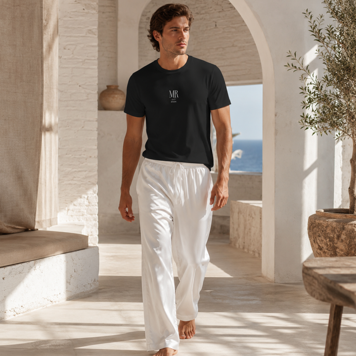Midnight Union Groom Tee  —  Mr Est 2026 Minimalist Shirt