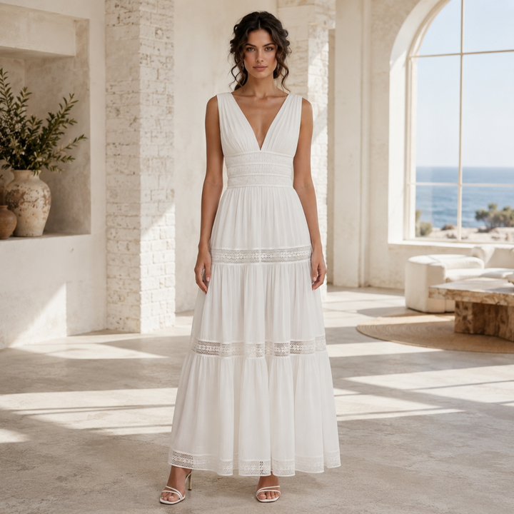 Pearl Union Salt Air Serenity Coastal Luxe Bridal & Reception Gown