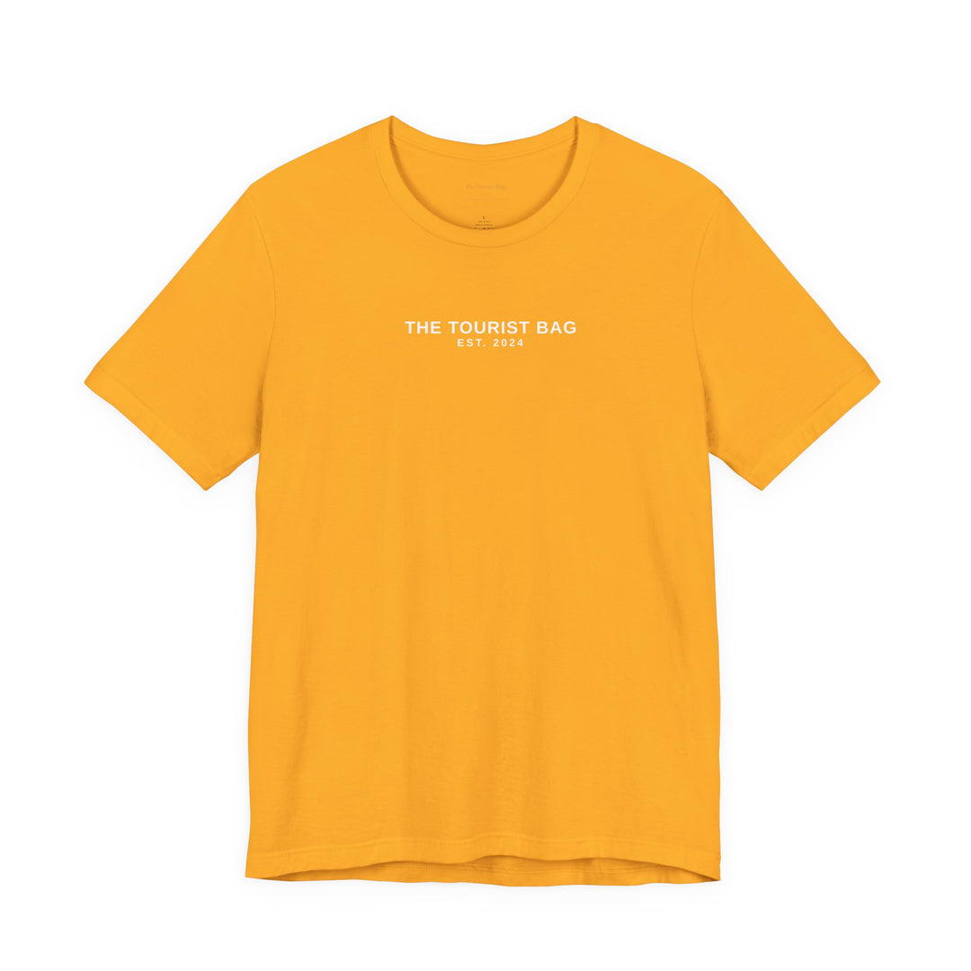 Desert Roads – Take Me There — Unisex Jersey Short Sleeve Tee (Gold)