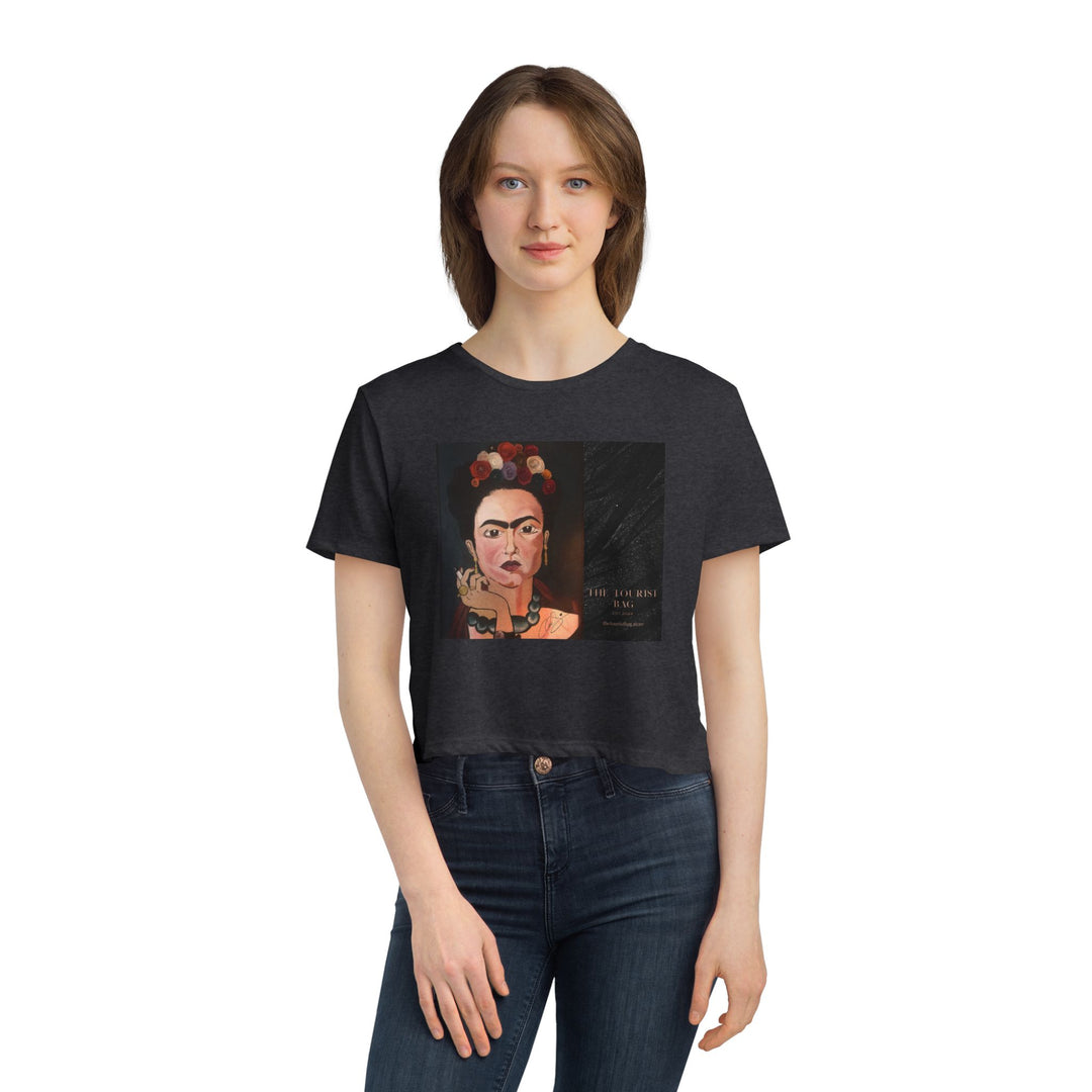 Frida by Aura – Ash & Bloom Flowy Crop Tee