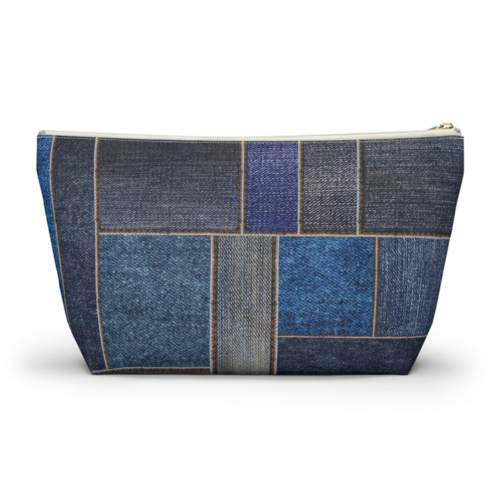 Signature Portrait - Jean Patch Accessory Pouch w T-bottom (Inspired by Bad*Bunny)