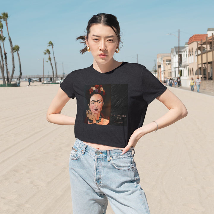 Frida by Aura – Ash & Bloom Flowy Crop Tee