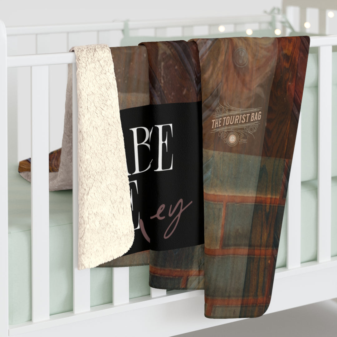 Vintessa Sherpa Fleece Blanket | Wine Muse Cozy Vineyard Throw (50 x 60)