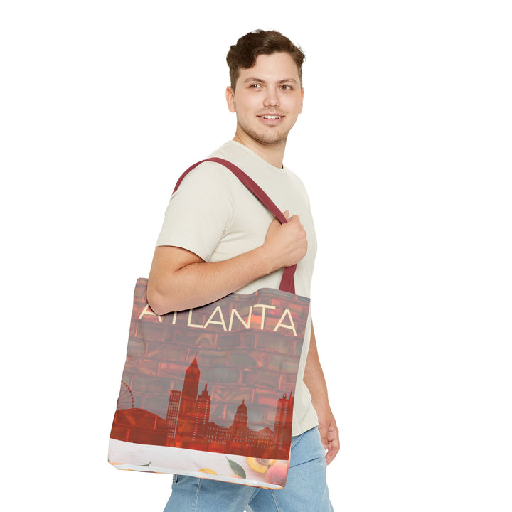 Atlanta Series, Brick & Bloom Tote Bag