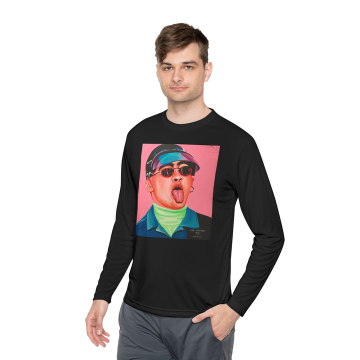 Signature Portrait Unisex Lightweight Long Sleeve Tee (Inspired BadBunny) product image from The Tourist Bag