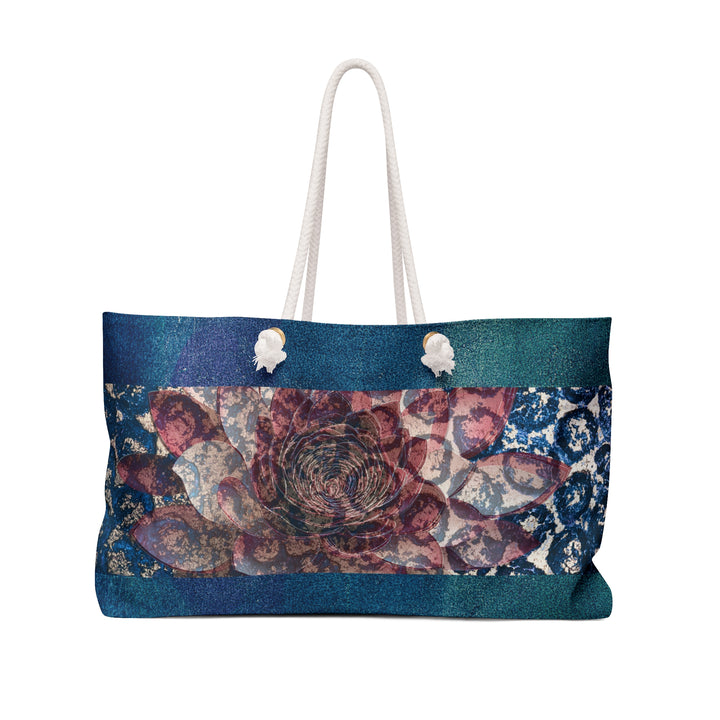 Midnight Luxe Weekender Bag – Elegant Glamping Travel Tote