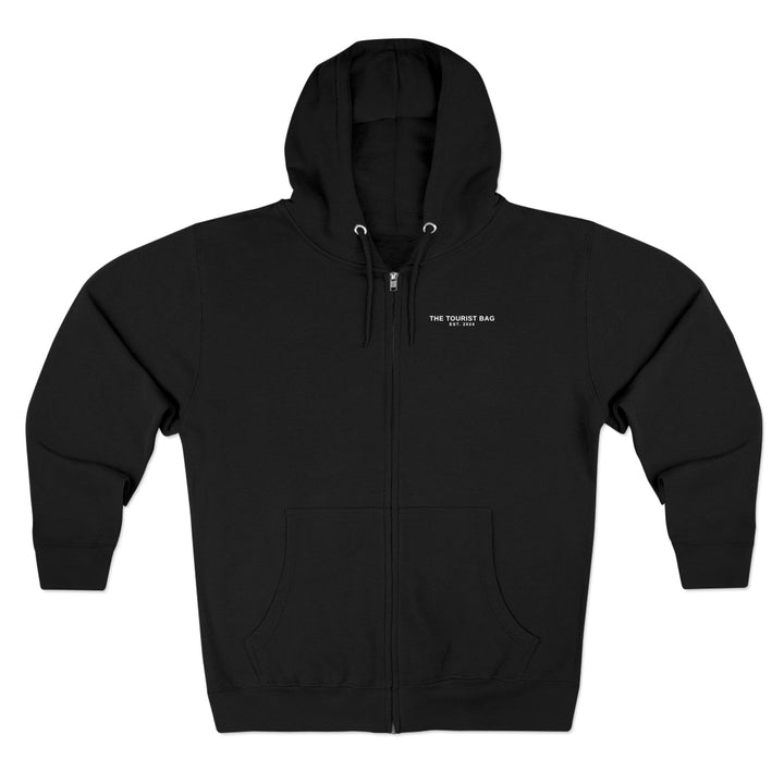 Desert Grown, Gentle Not Fragile, Unisex Zip Hoodie (Black)