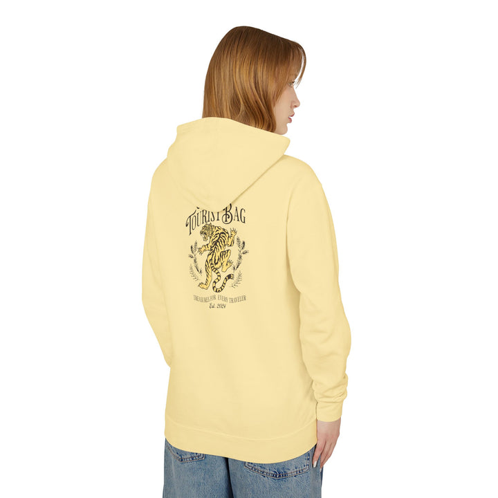 TTB Tiger Logo Hoodie – Wild Adventures (Butter Yellow)