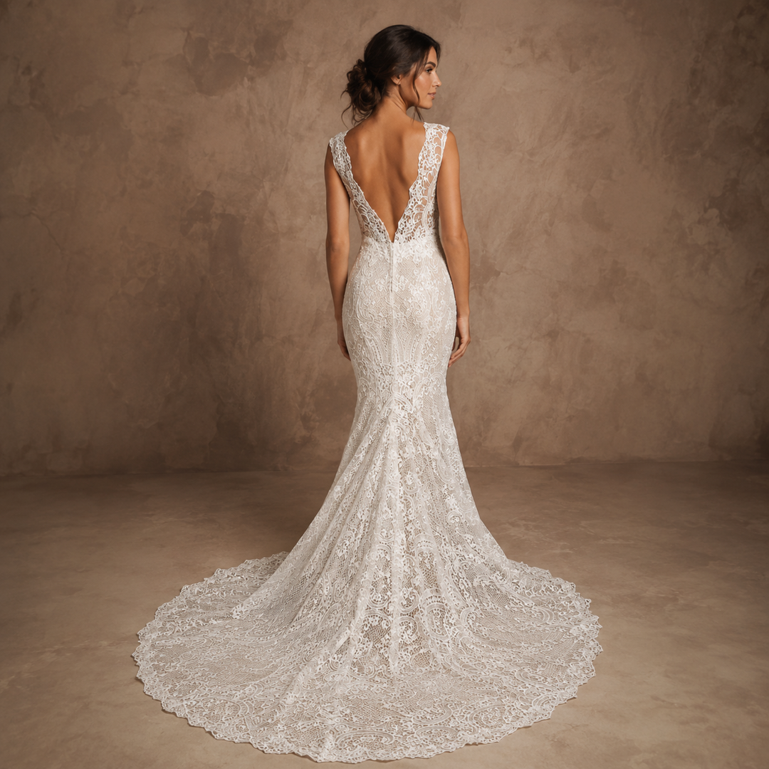 Tidewater Lace Mermaid Bridal Gown