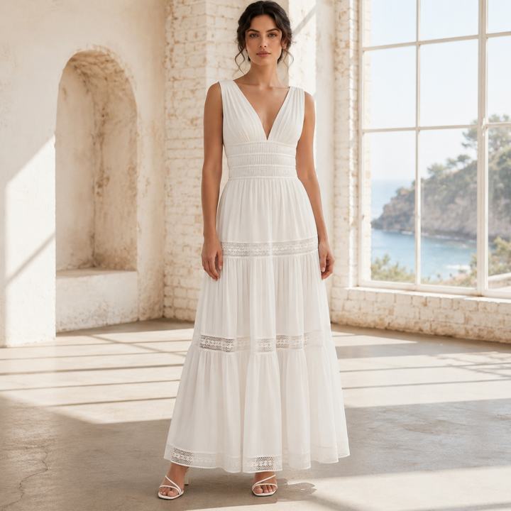 Pearl Union Salt Air Serenity Coastal Luxe Bridal & Reception Gown