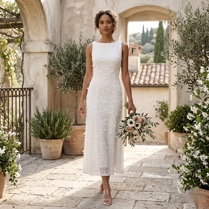 Pearl Union Ivory Solstice Textured Luxe Bridal Gown