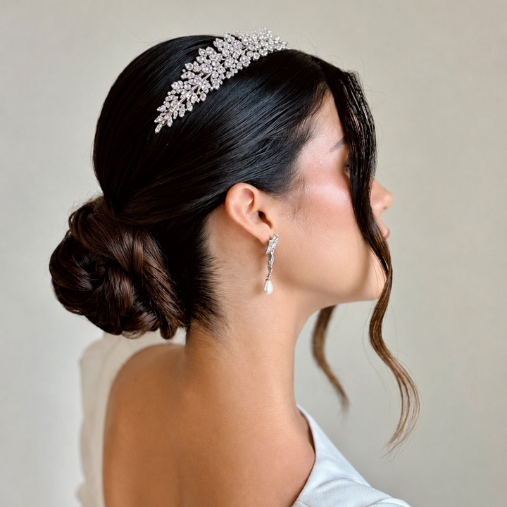 Celestial Bloom Bridal Hair Comb