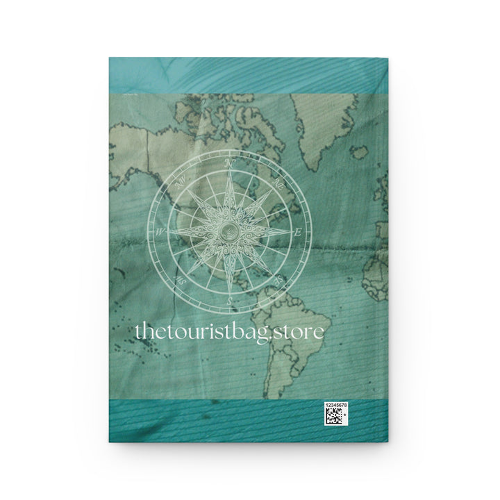 Seafoam Compass – Hardcover Journal Matte