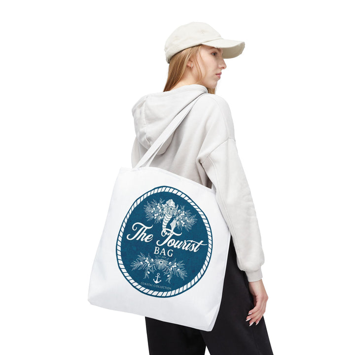 Siren of the Harbor – Mermaid Nautical Emblem Tote Bag