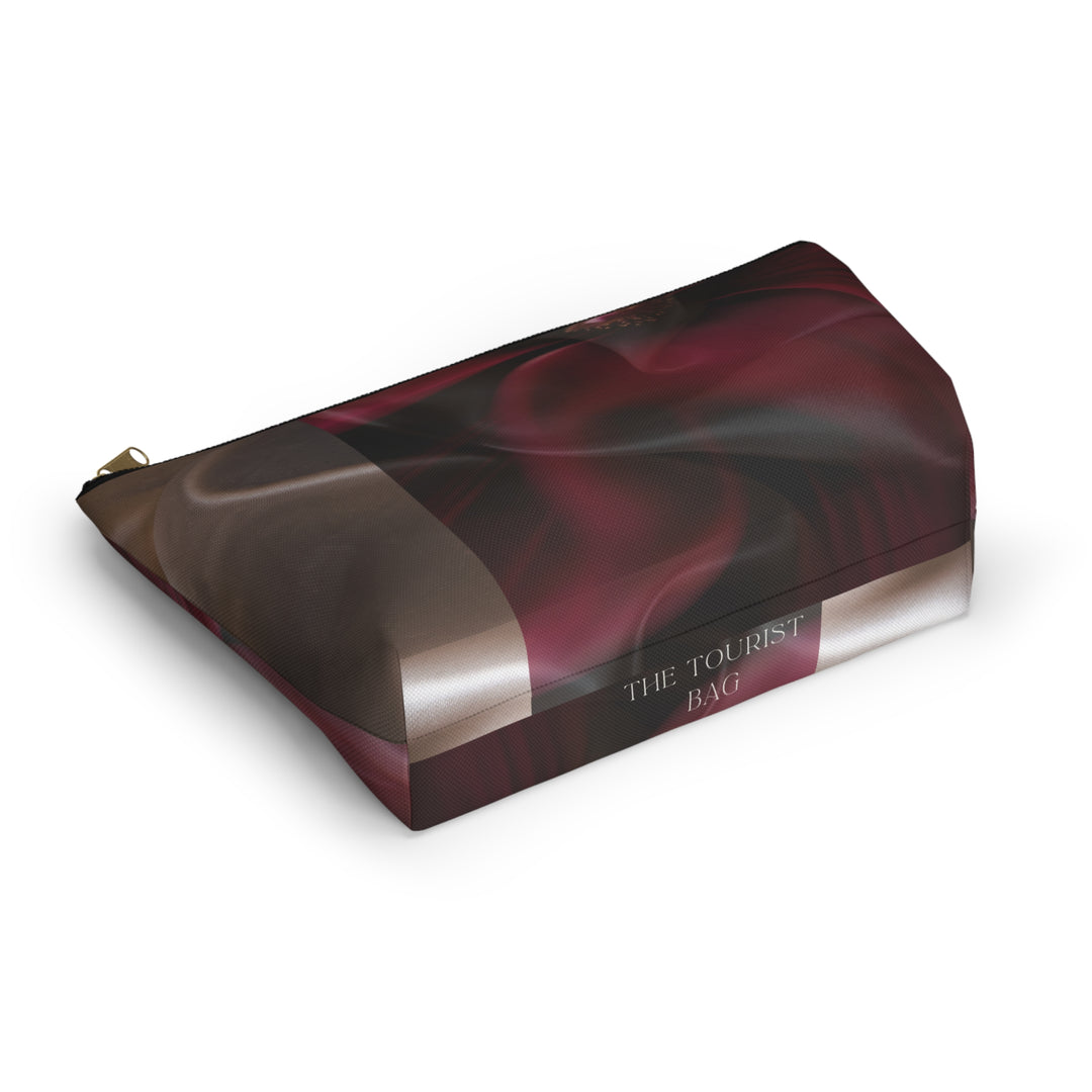 Crimson Promise Accessory Pouch w/ T-bottom – Custom Wedding Gift | The Tourist Bag