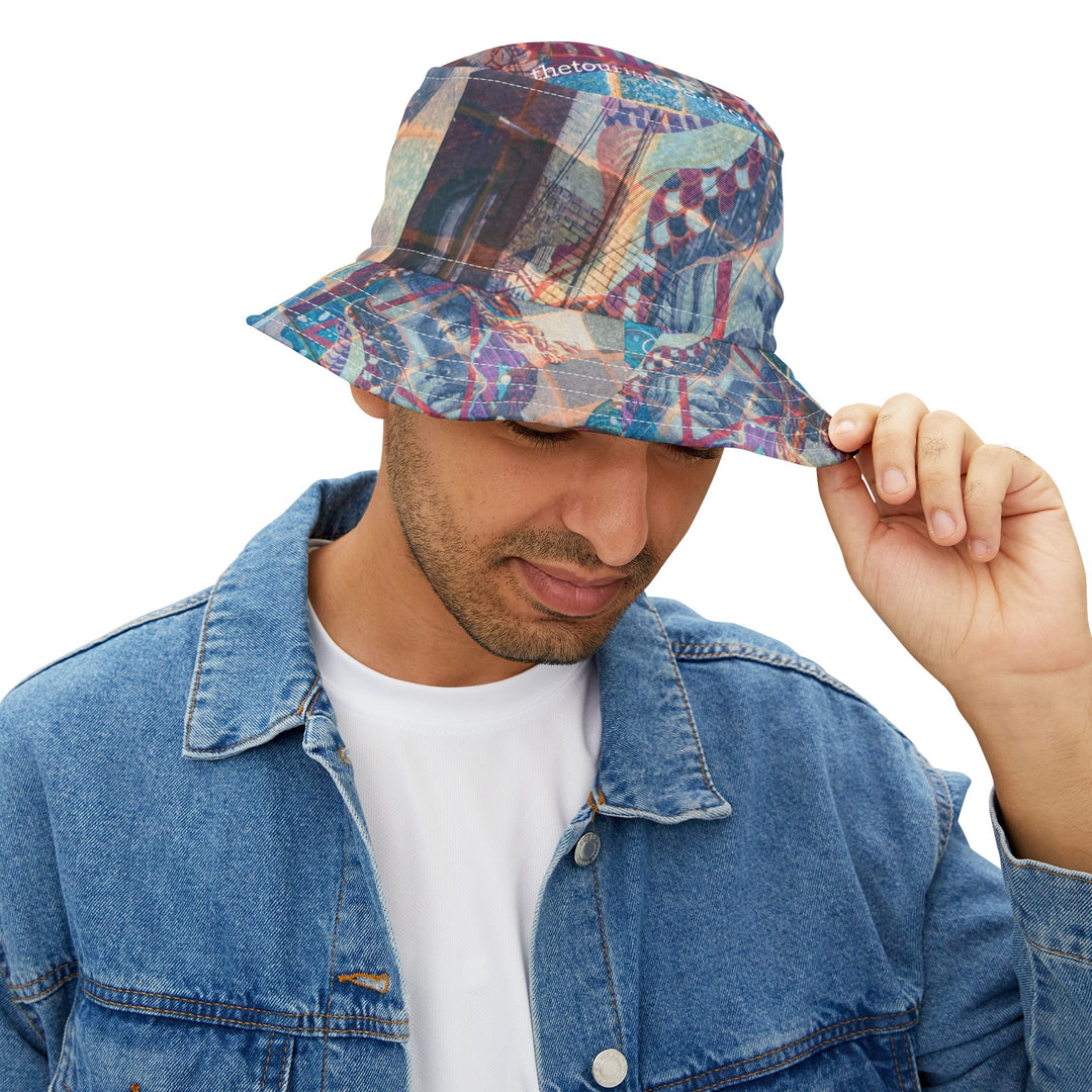 Graffiti Grid Bucket Hat product image from The Tourist Bag