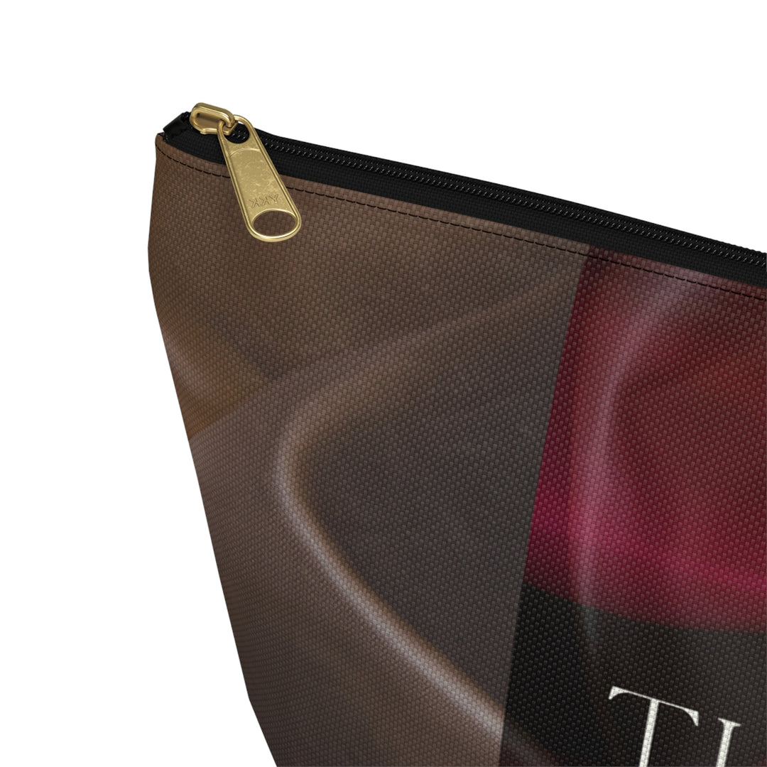 Crimson Promise Accessory Pouch w/ T-bottom – Custom Wedding Gift | The Tourist Bag