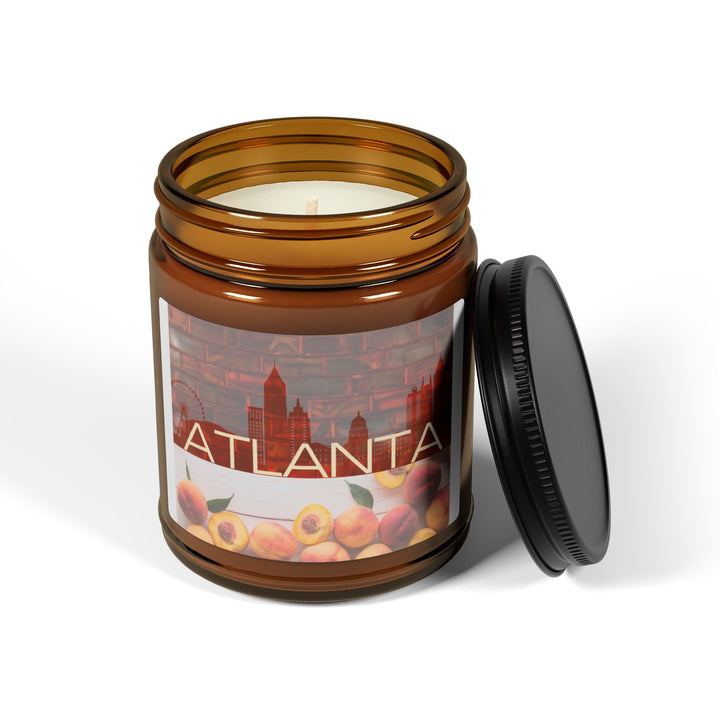 Brick & Bloom – Atlanta, Amber Jar Soy Candle (9 oz)