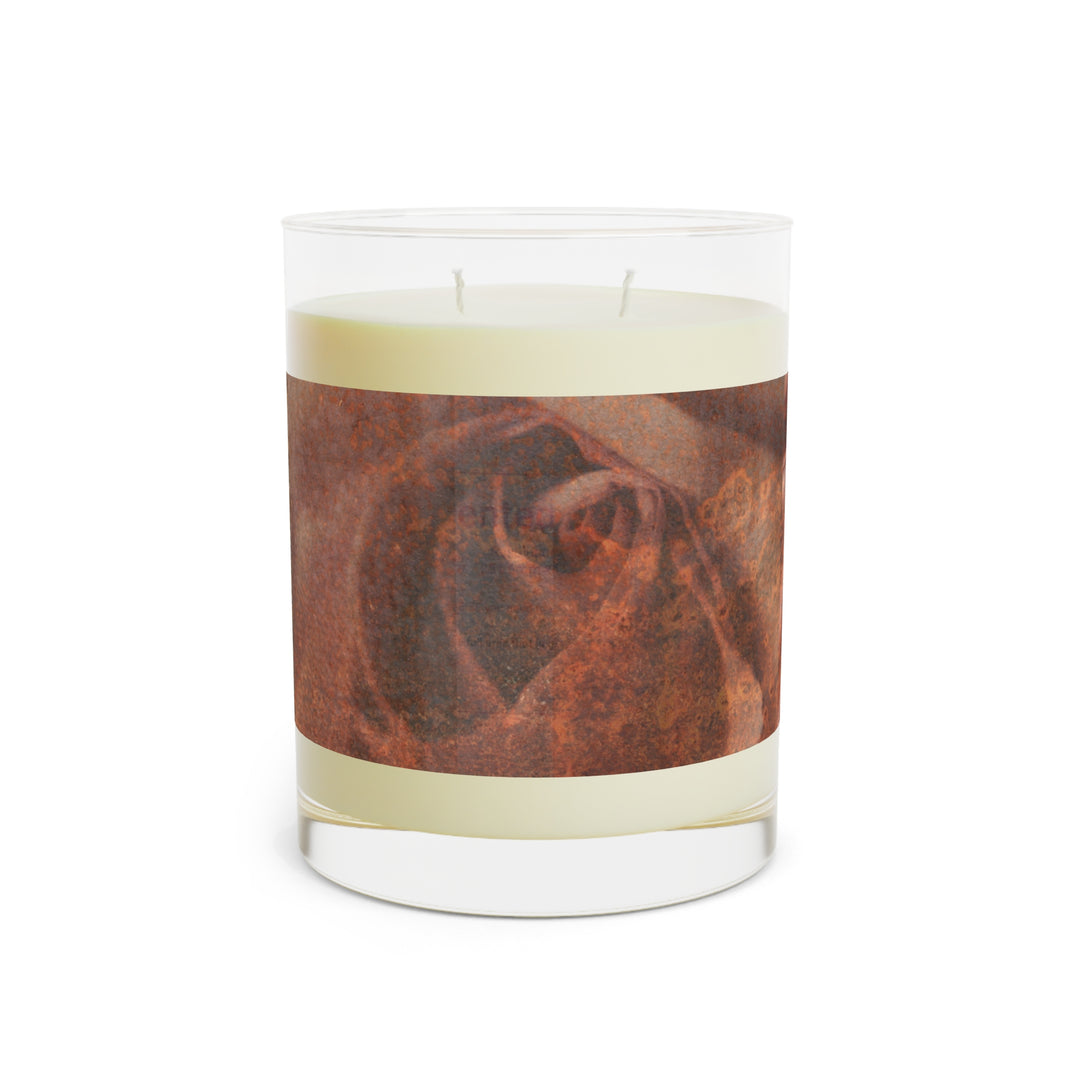 Rose Gold Vows, White Tea and Fig Scented Candle (Full Glass, 11oz)