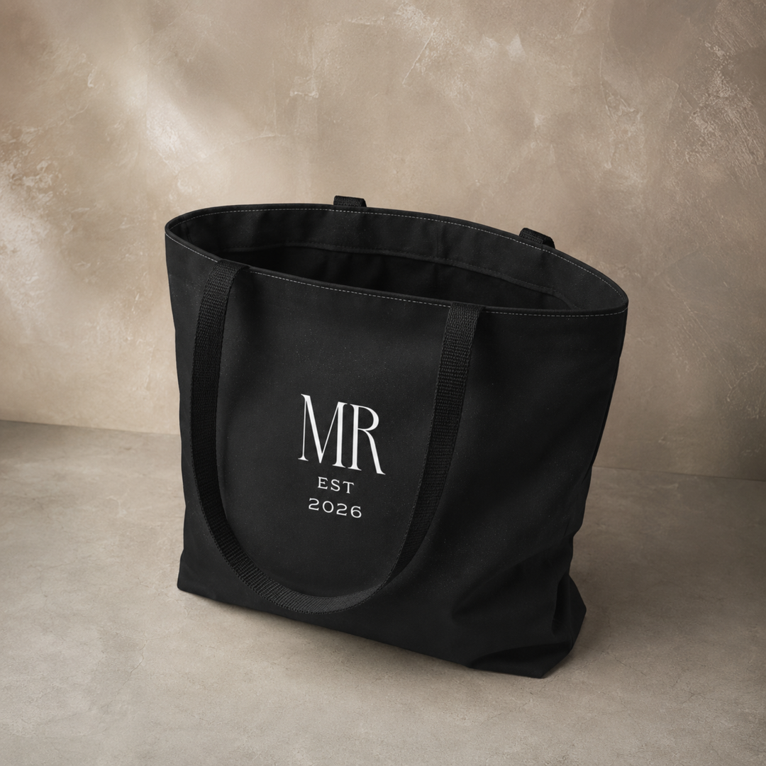 Midnight Union Tote  —  Mr Est 2026 Travel Tote