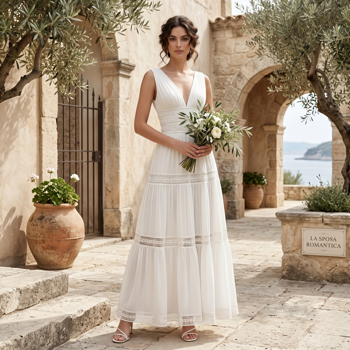 Pearl Union Salt Air Serenity Coastal Luxe Bridal & Reception Gown