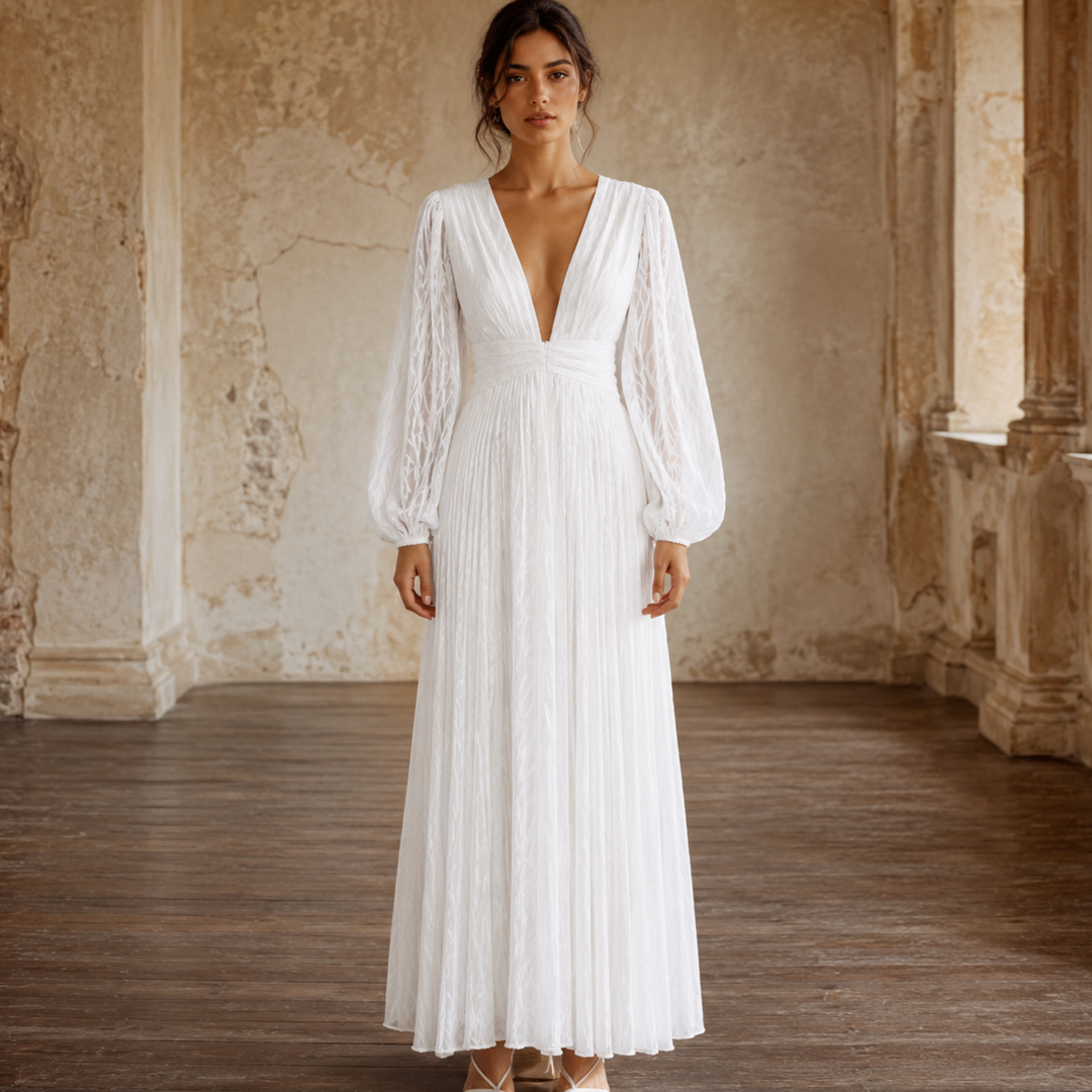 Pearl Union Seafoam Reverie Coastal Bridal Gown