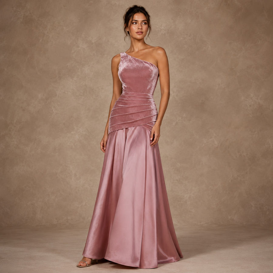 Petals & Promises Rose Reverie Ruched Gown