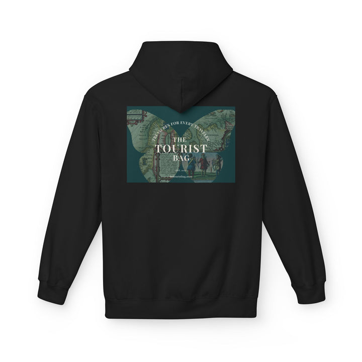 Mapped WanderWings Unisex Midweight Fleece Hoodie — City Adventures Edition