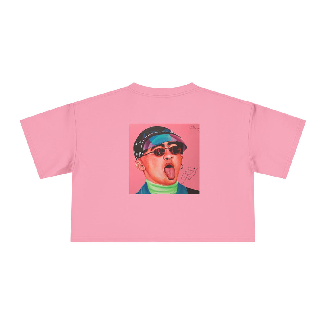 Signature Portrait- Cropped Tee (Inspired by Bad*Bunny)