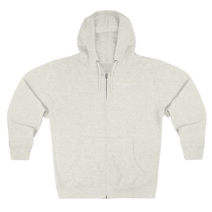 Midnight Wild Wolf Zip Hoodie – Stay Wild (Oatmeal heather)