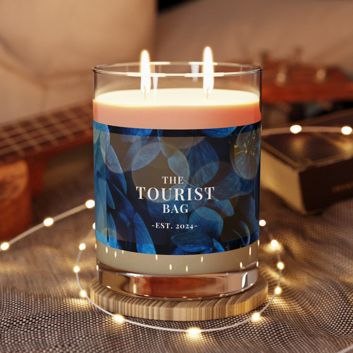 Sapphire Vows, Ocean Mist and Moss Scented Candle (Full Glass, 11oz)