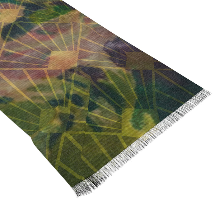 Verdant Harvest Light Scarf | Vineyard-Inspired Accessory