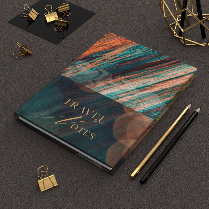Ember Glow Hardcover Journal – Glamping Memory & Travel Notebook