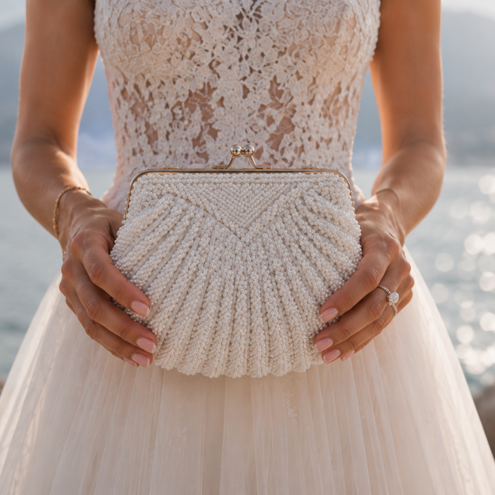 Pearl Union Seashell Reverie Clutch