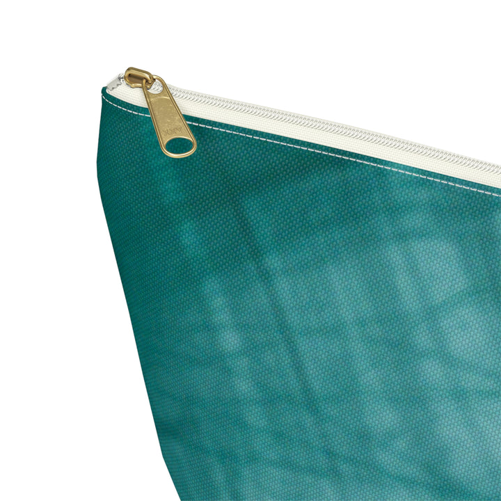 Seafoam Compass Accessory Pouch w T-bottom