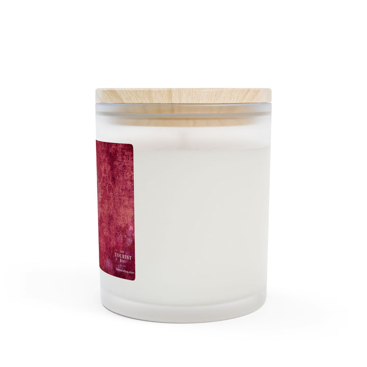 Rosé Glow – Frosted Glass Candle 11oz (Vanilla)