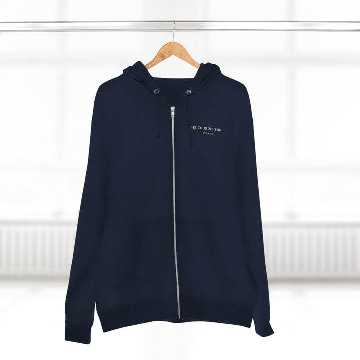 The Roamer’s Companion - Unisex Zip Hoodie (Navy)
