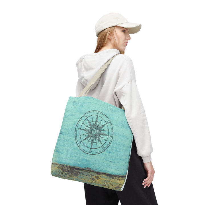 Driftwood Aqua Tote Bag