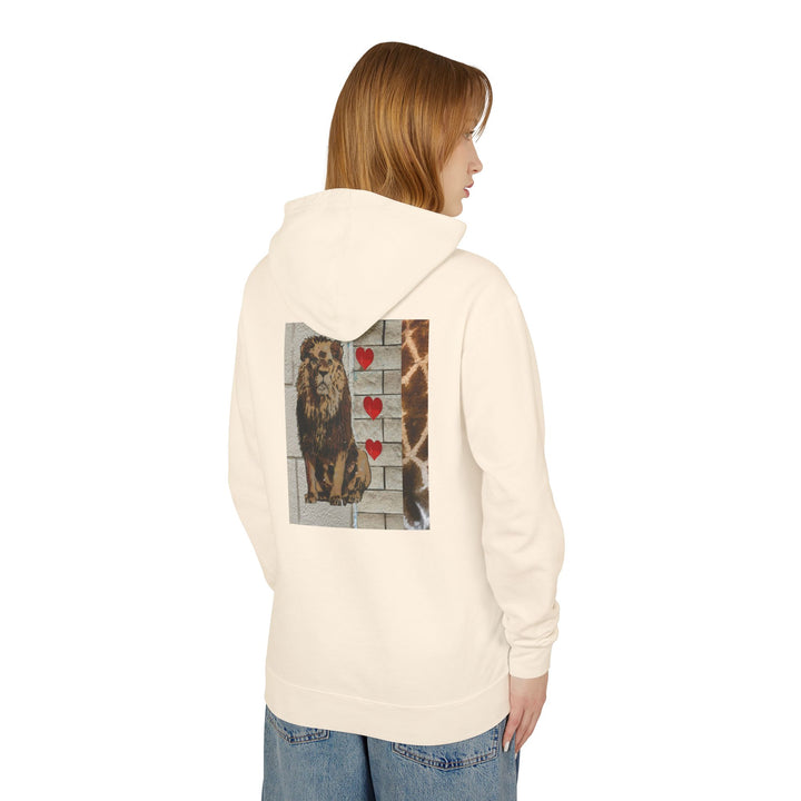 Crowned in Courage Lion Hoodie – Wild Adventures Unisex Sweatshirt (Ivory)