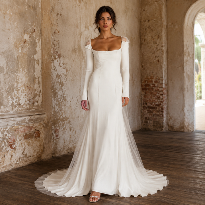 Moonlit Mountain Luxe Destination Bridal Gown