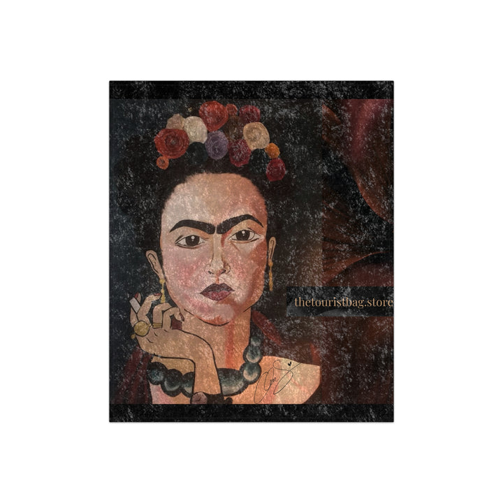Frida by Aura – Midnight Muse Crushed Velvet Blanket