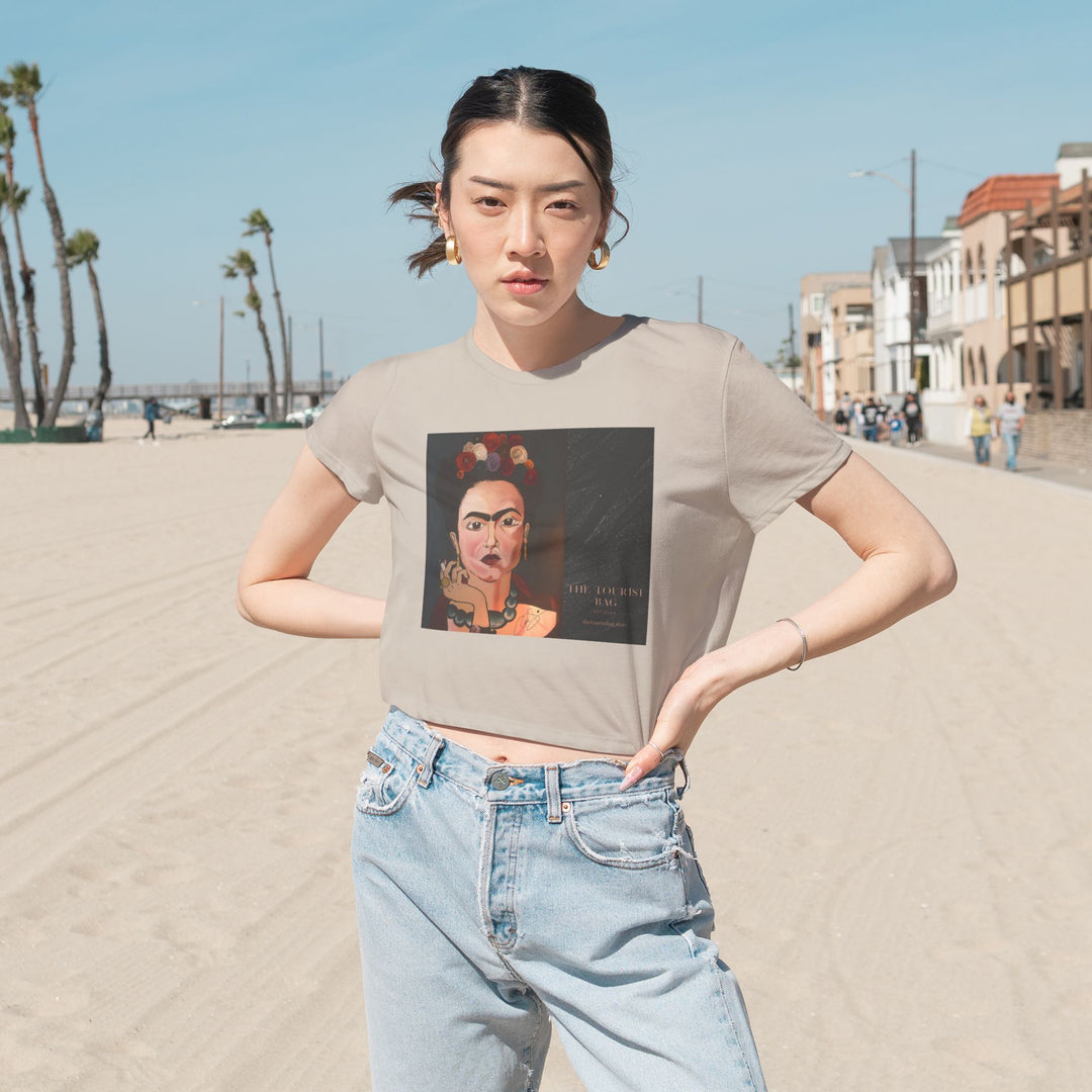 Frida by Aura – Ash & Bloom Flowy Crop Tee