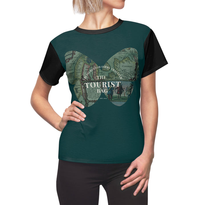 Mapped WanderWings – Women’s Vintage Map Travel Tee