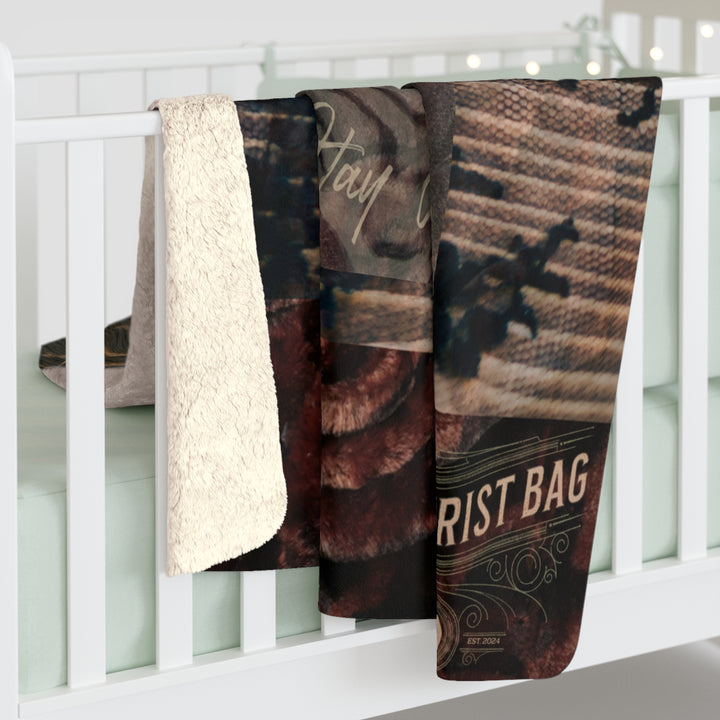 Velvet Wild Tiger Sherpa Blanket – (50 x 60)