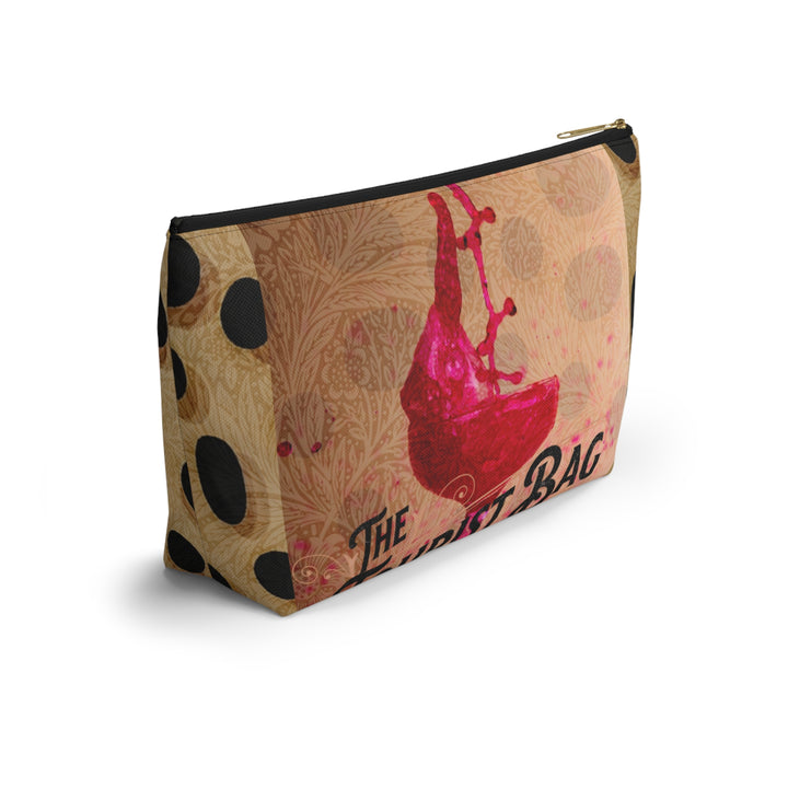 Crushed Bloom Wine-Inspired Accessory Pouch | Floral Vineyard Design