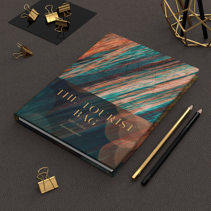 Ember Glow Hardcover Journal – Glamping Memory & Travel Notebook