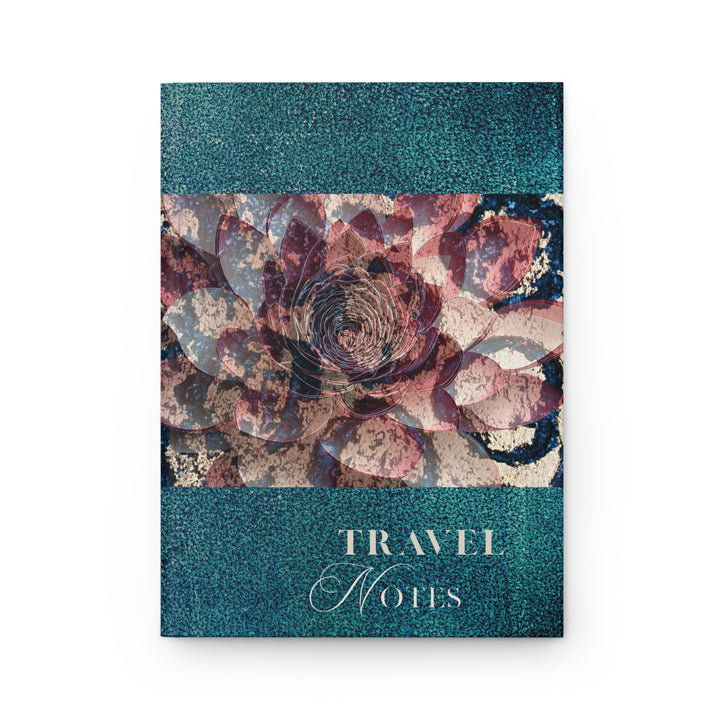Midnight Luxe Hardcover Journal – Elegant Travel & Glamping Diary