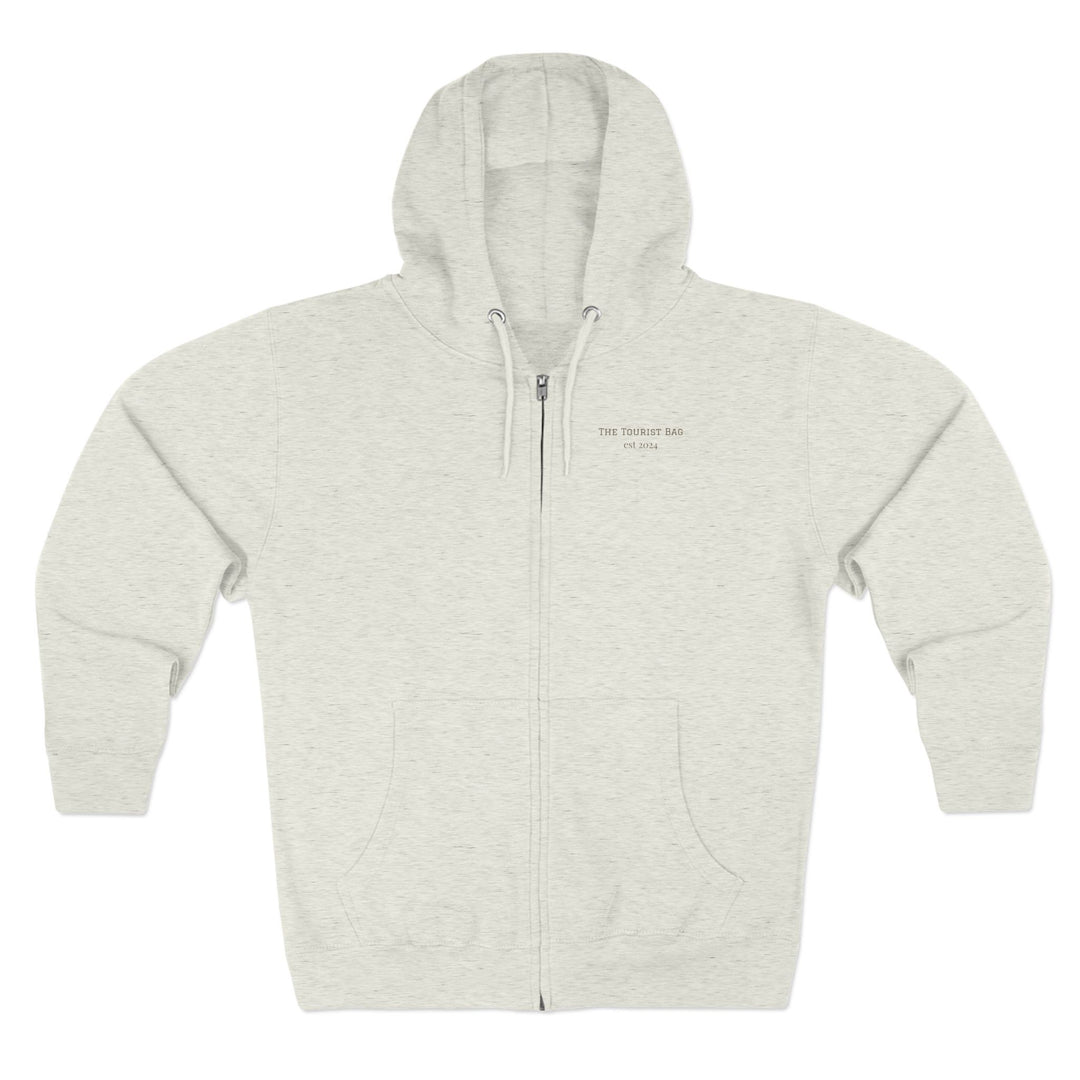 Atlanta Series, City of Trees - Unisex Zip Hoodie (Ivory)