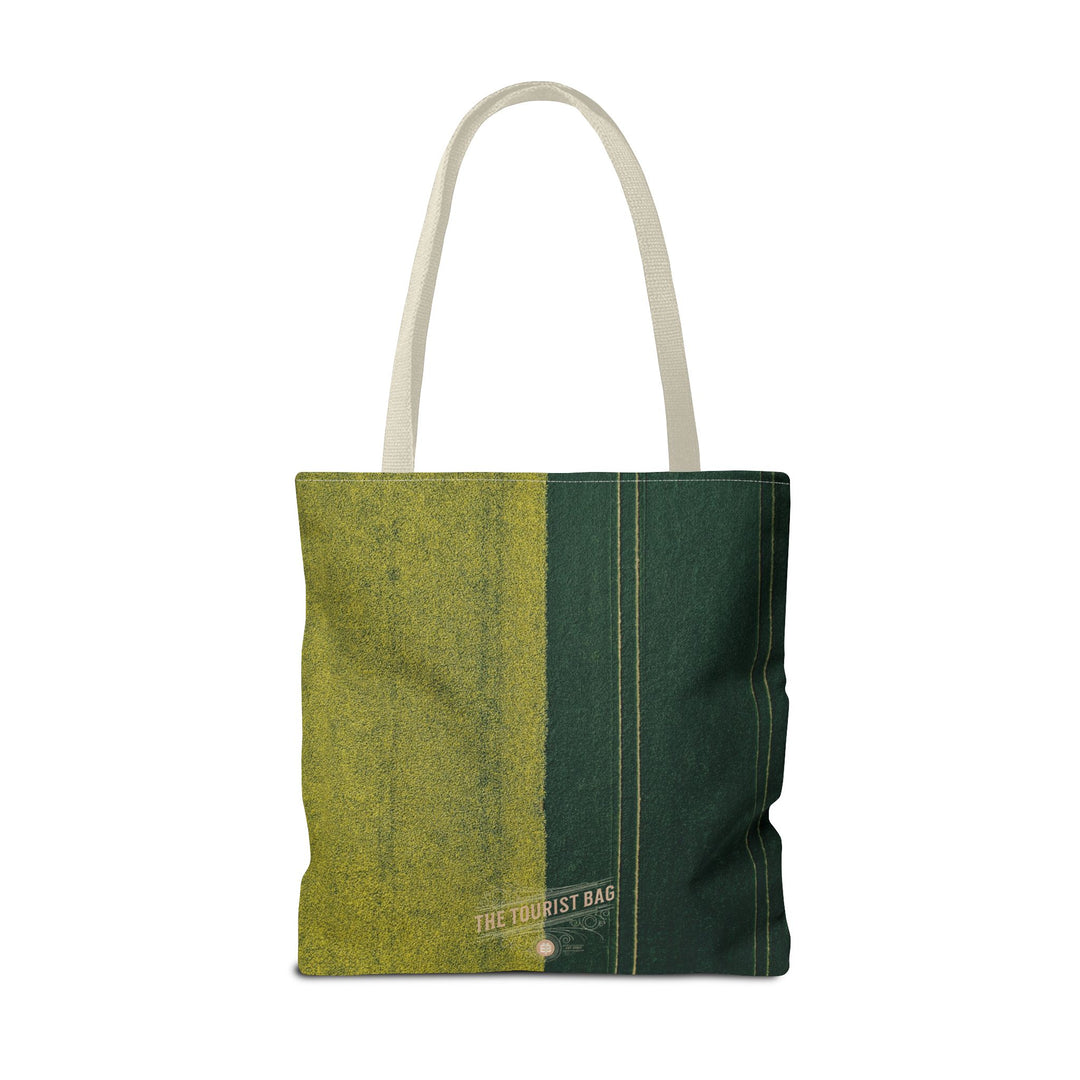 Wildflower Reverie Tote Bag – Green & Gold Floral Travel Bag