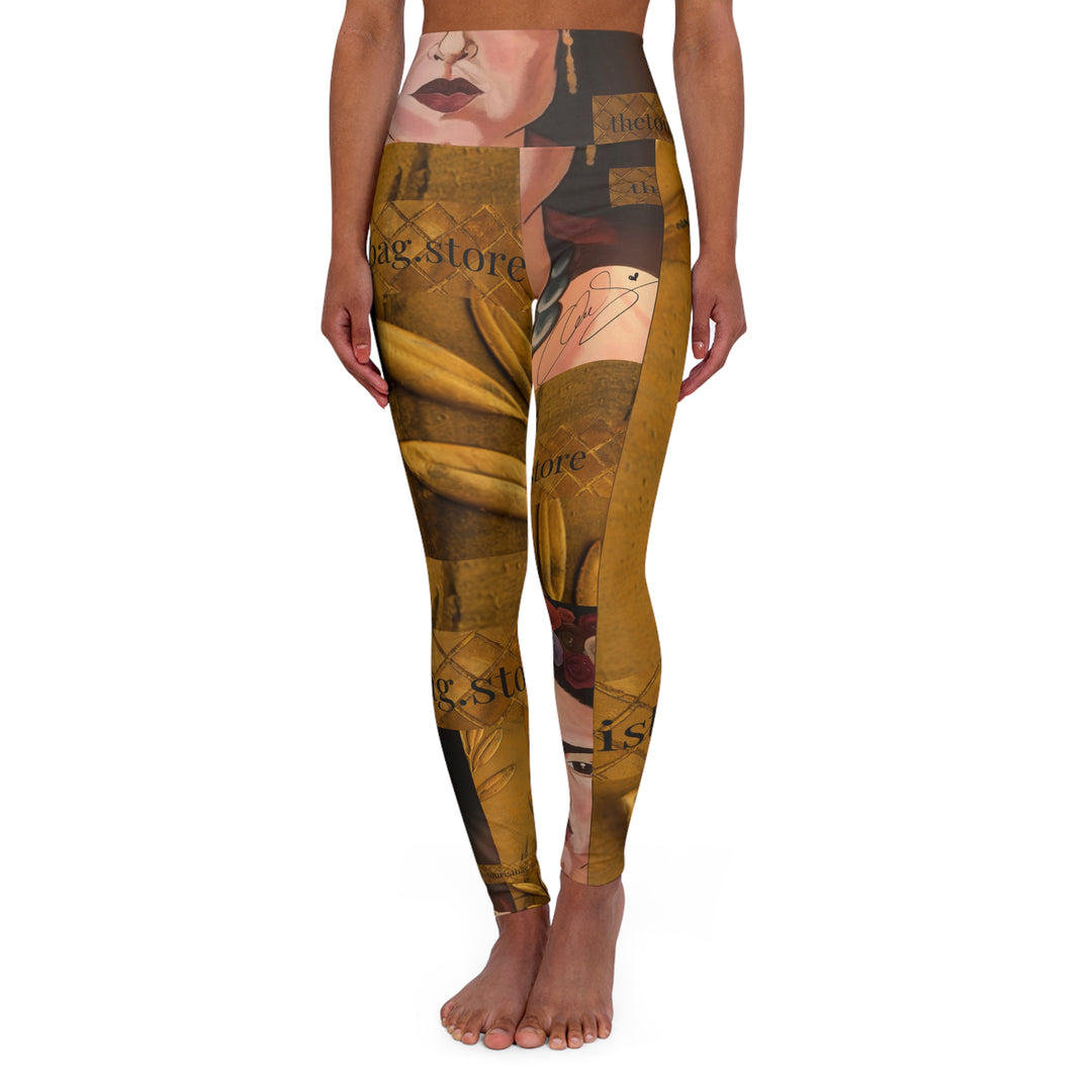 Frida by Aura – Eternal Marigold High-Waisted Yoga Leggings